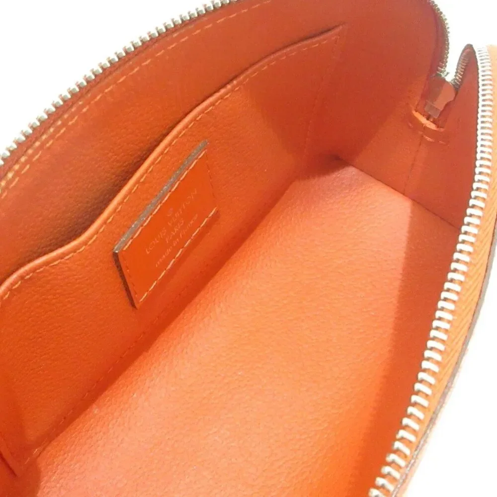100% Authentic LOUIS VUITTON Pochette Cosmetic Epi Pouch Piment - Picture 5 of 8